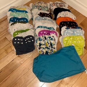 Vibrant Multi-Color Diaper Cover Set